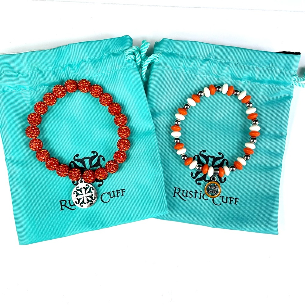 Rustic Cuff Set Of 2 Emerson & Game Day Courtney … - image 1